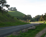 view of Bernal Hill from the boulevard